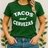 Tacos And Cervezas Women's T-Shirt thumb 2