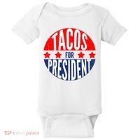 Tacos For President Baby Bodysuit thumb 0