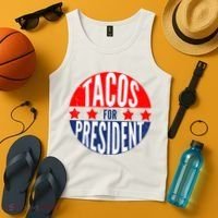 Tacos For President Tank Top thumb 4
