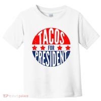 Tacos For President Toddler T-Shirt thumb 0