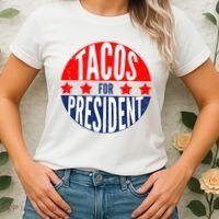 Tacos For President Women's T-Shirt thumb 2