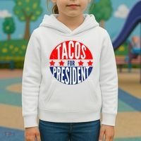 Tacos For President Kids Hoodie thumb 3
