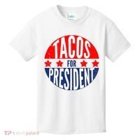 Tacos For President Kids T-Shirt thumb 0