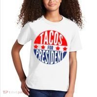 Tacos For President Kids T-Shirt thumb 2