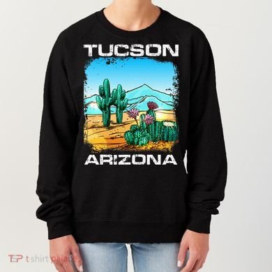 Tucson Arizona Desert Retro Cactus Women's Sweatshirt