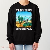 Tucson Arizona Desert Retro Cactus Women's Sweatshirt thumb 0
