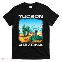 Tucson Arizona Desert Retro Cactus T-Shirt thumb 0