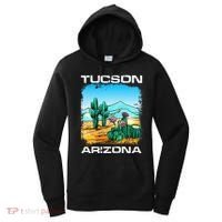 Tucson Arizona Desert Retro Cactus Women's Hoodie thumb 0