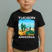 Tucson Arizona Desert Retro Cactus Toddler T-Shirt thumb 2