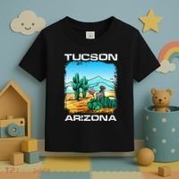 Tucson Arizona Desert Retro Cactus Toddler T-Shirt thumb 3