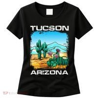 Tucson Arizona Desert Retro Cactus Women's T-Shirt thumb 0