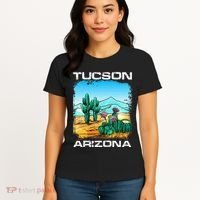 Tucson Arizona Desert Retro Cactus Women's T-Shirt thumb 4