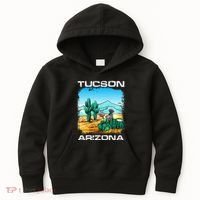 Tucson Arizona Desert Retro Cactus Kids Hoodie thumb 0