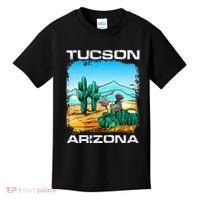Tucson Arizona Desert Retro Cactus Kids T-Shirt thumb 0