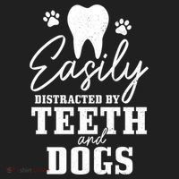 Teeth And Dogs Dentist Dental Student Assistant Hygienist Gift Women's Sweatshirt thumb 2