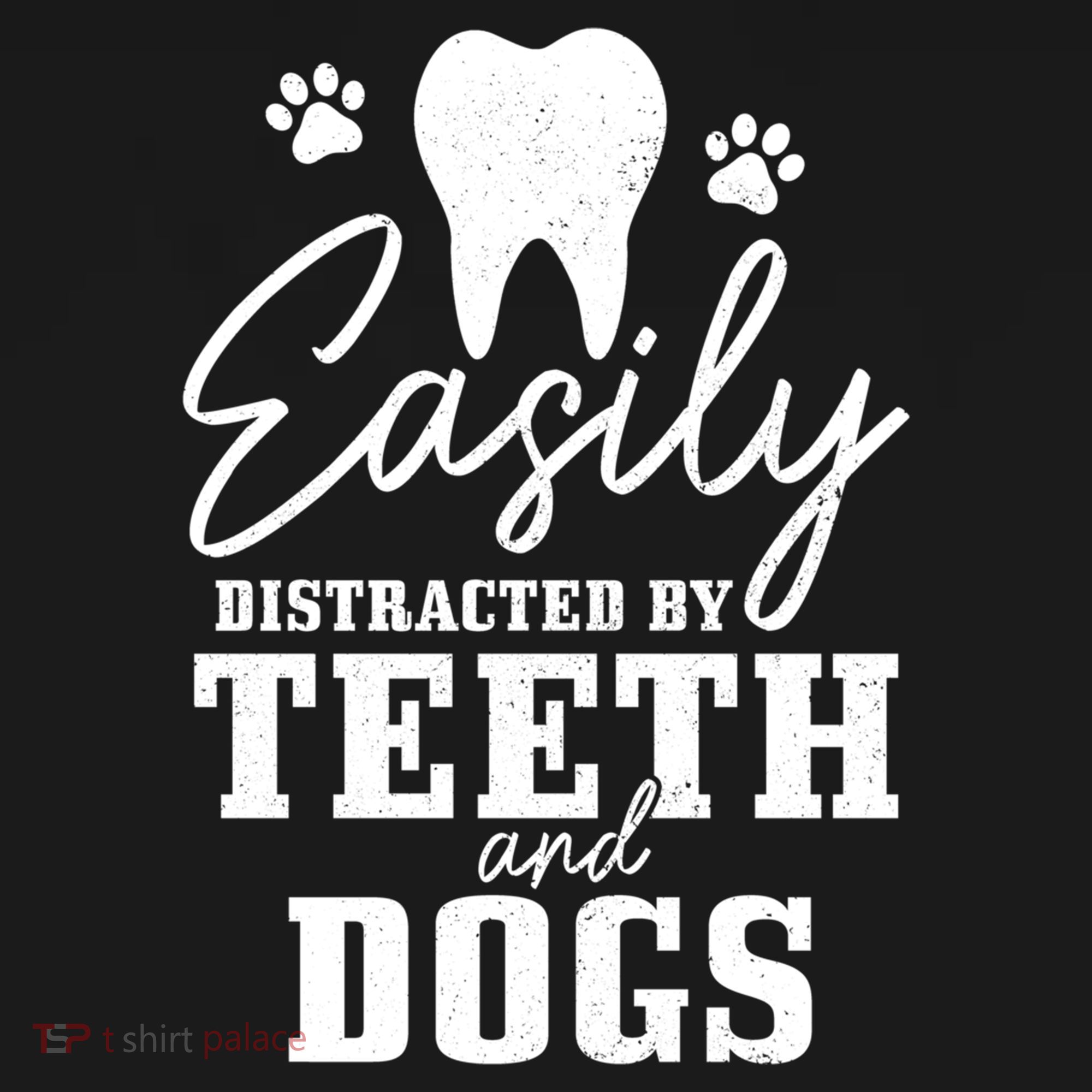 Teeth And Dogs Dentist Dental Student Assistant Hygienist Gift USA-Made Doggie Bandana