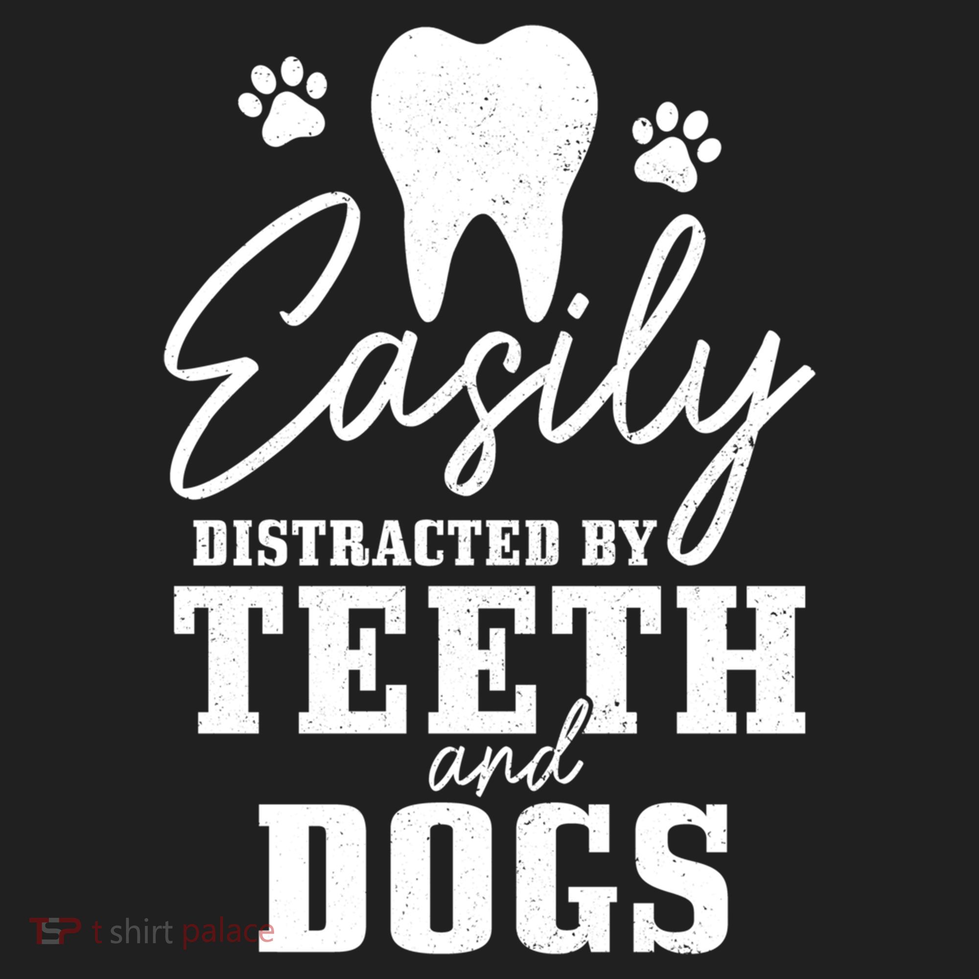 Teeth And Dogs Dentist Dental Student Assistant Hygienist Gift Golf Towel