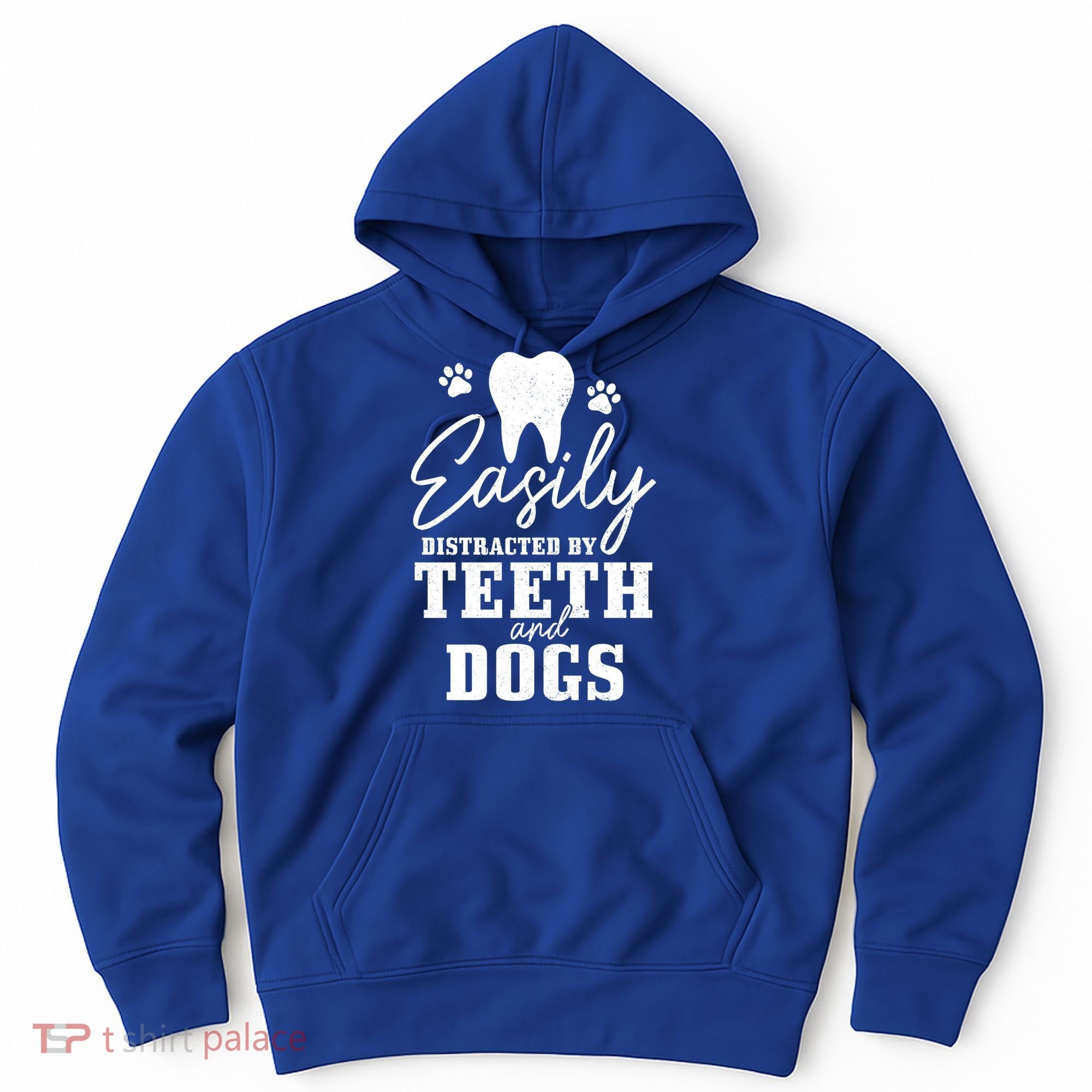 Teeth And Dogs Dentist Dental Student Assistant Hygienist Gift Hoodie