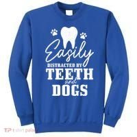 Teeth And Dogs Dentist Dental Student Assistant Hygienist Gift Sweatshirt thumb 0