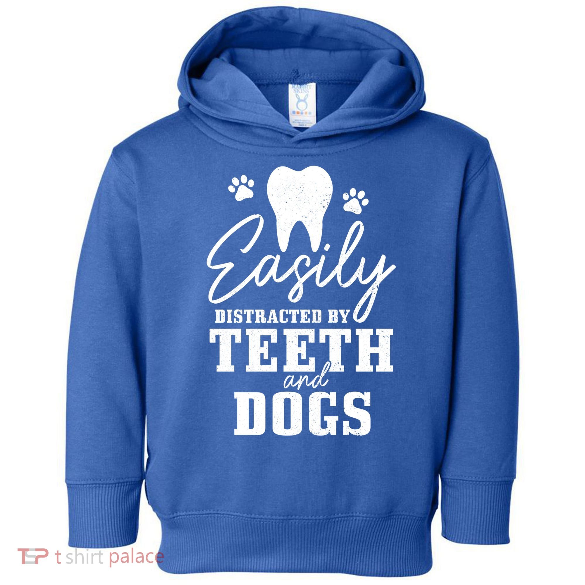 Teeth And Dogs Dentist Dental Student Assistant Hygienist Gift Toddler Hoodie