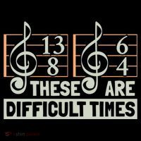 These Are Difficult Times For Music Lover Cool Gift Women's Hoodie thumb 2
