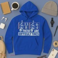 These Are Difficult Times For Music Lover Cool Gift Hoodie thumb 3