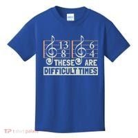 These Are Difficult Times For Music Lover Cool Gift Kids T-Shirt thumb 0