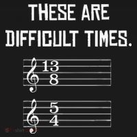 These Are Difficult Times Funny Music Sweatshirt thumb 3