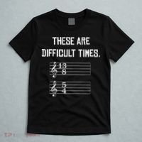 These Are Difficult Times Funny Music T-Shirt thumb 5