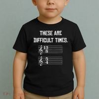 These Are Difficult Times Funny Music Toddler T-Shirt thumb 2