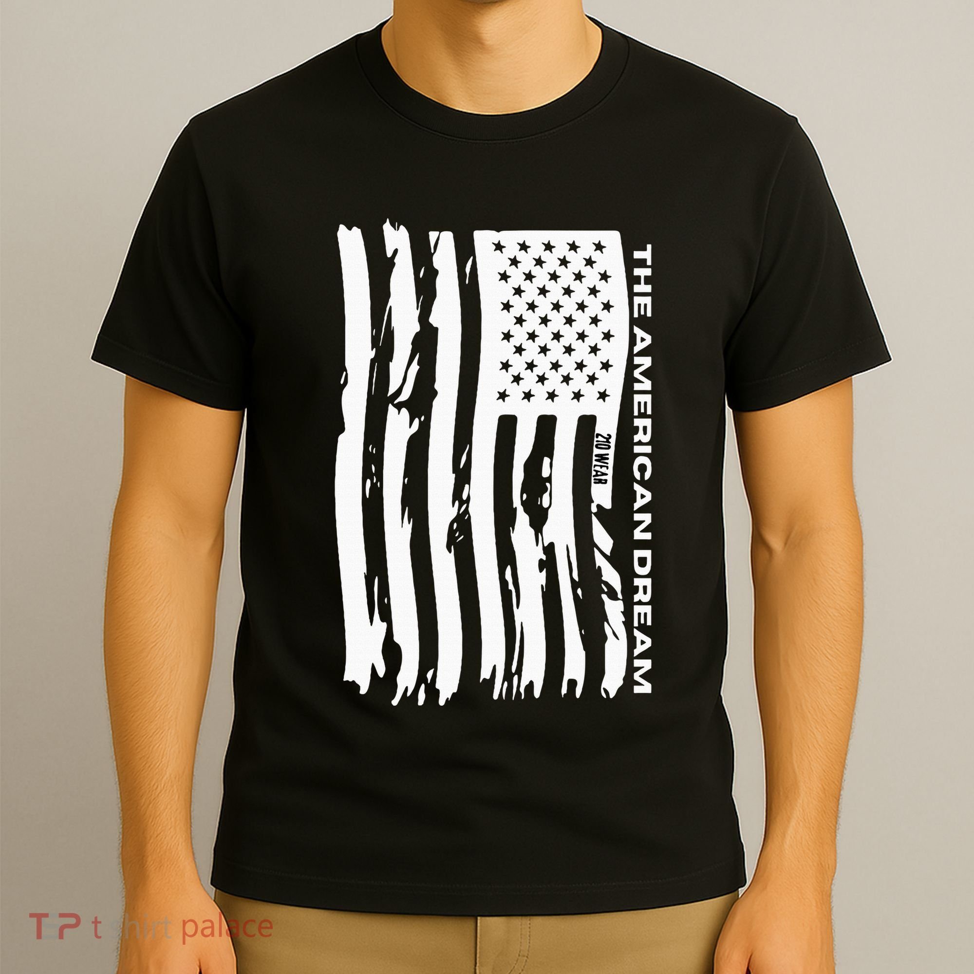 The American Dream Usa American Flag Patriotic Apparel T-Shirt