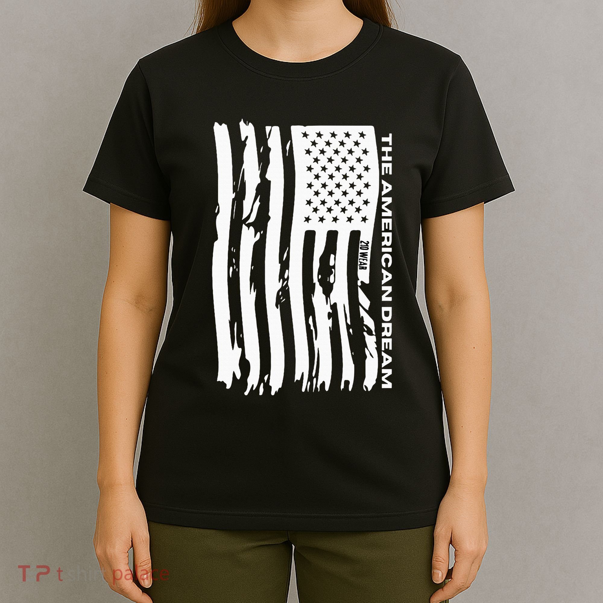 The American Dream Usa American Flag Patriotic Apparel T-Shirt
