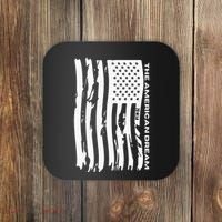 The American Dream Usa American Flag Patriotic Apparel Coaster thumb 0