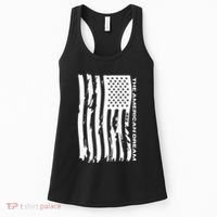 The American Dream Usa American Flag Patriotic Apparel Women's Tank Top thumb 0