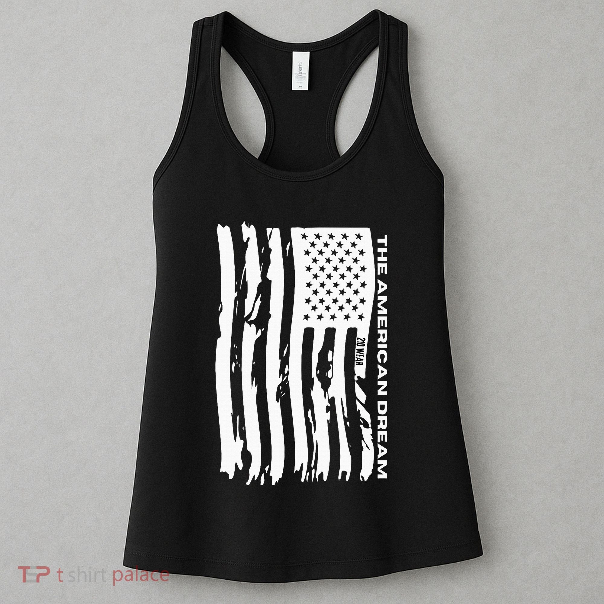 The American Dream Usa American Flag Patriotic Apparel Women's Tank Top