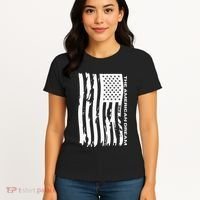 The American Dream Usa American Flag Patriotic Apparel Women's T-Shirt thumb 4