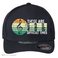 These Are Difficult Times Music Sheet Funny Band Gift Orchestra Musical Gift Flexfit Unipanel Trucker Cap thumb 0