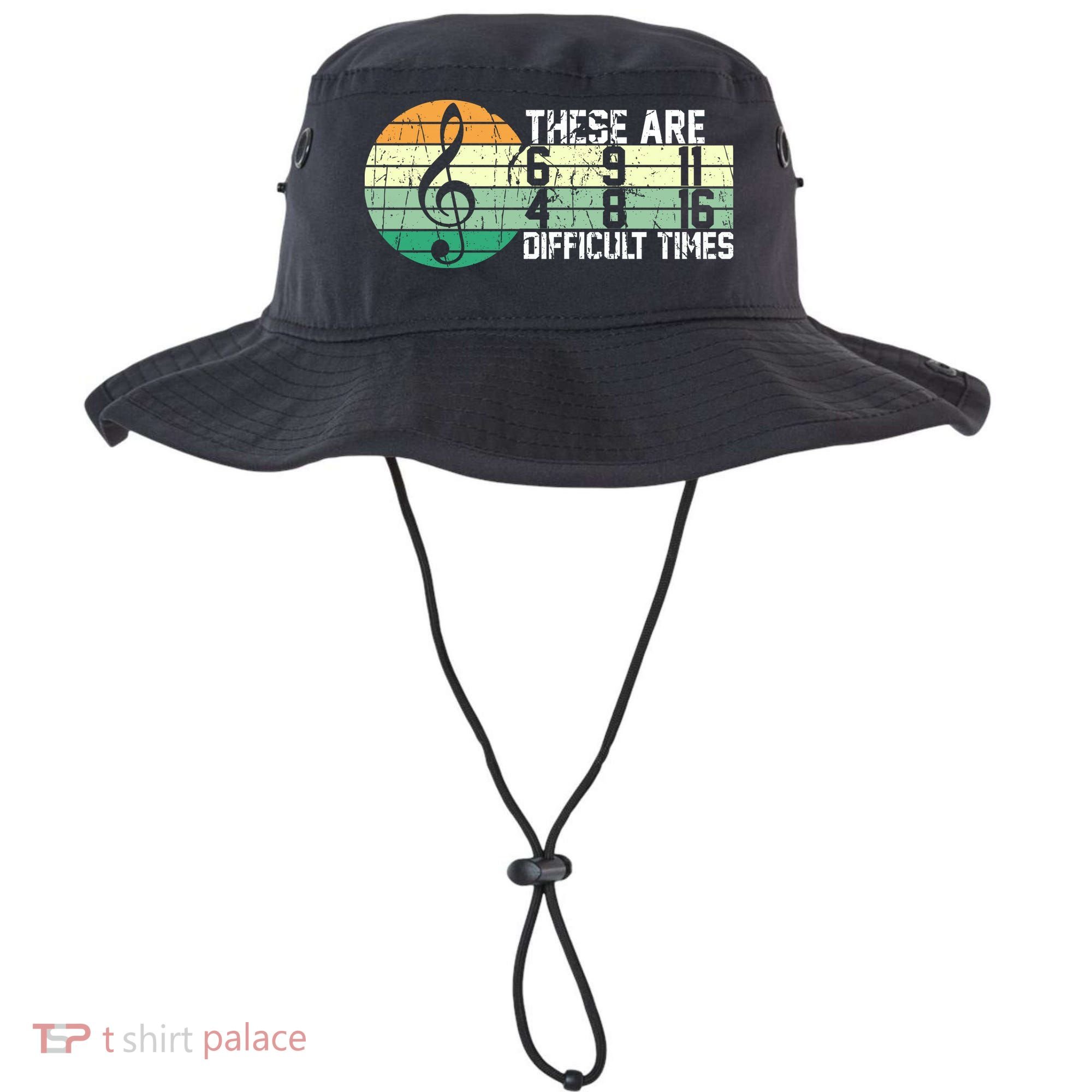These Are Difficult Times Music Sheet Funny Band Gift Orchestra Musical Gift Bucket Hat