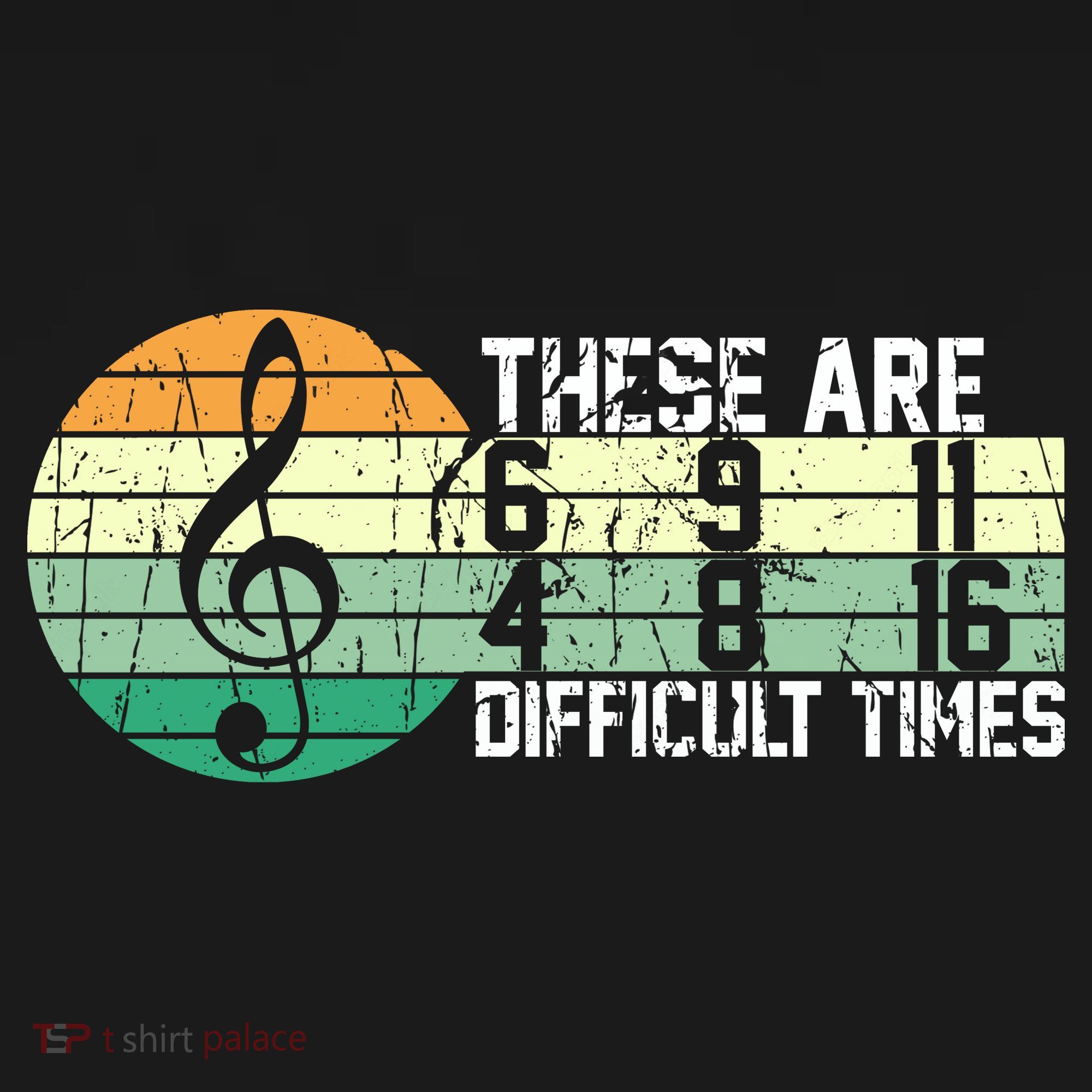 These Are Difficult Times Music Sheet Funny Band Gift Orchestra Musical Gift Women's Hoodie