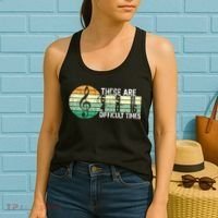 These Are Difficult Times Music Sheet Funny Band Gift Orchestra Musical Gift Women's Tank Top thumb 2