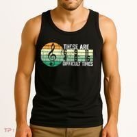 These Are Difficult Times Music Sheet Funny Band Gift Orchestra Musical Gift Tank Top thumb 3