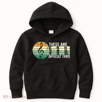 These Are Difficult Times Music Sheet Funny Band Gift Orchestra Musical Gift Kids Hoodie thumb 0