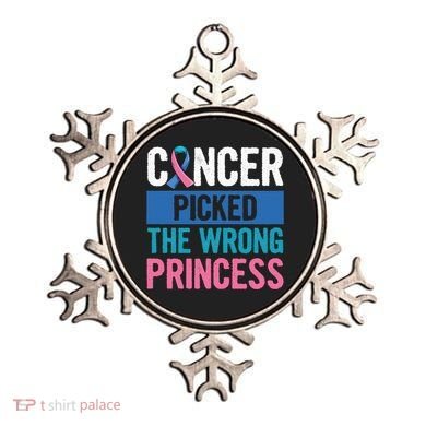 Thyroid Awareness Design For A Thyroid Cancer Warrior Ornament