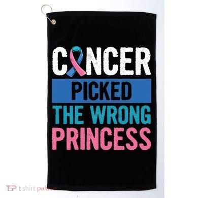 Thyroid Awareness Design For A Thyroid Cancer Warrior Golf Towel