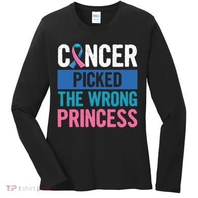 Thyroid Awareness Design For A Thyroid Cancer Warrior Women's Long Sleeve Shirt