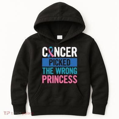 Thyroid Awareness Design For A Thyroid Cancer Warrior Kids Hoodie