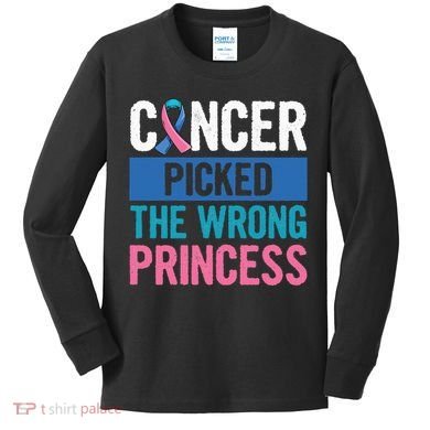 Thyroid Awareness Design For A Thyroid Cancer Warrior Kids Long Sleeve Shirt