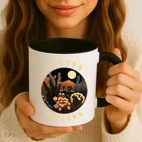 Tucson Arizona Desert At Night Painting Gift Coffee Mug thumb 3