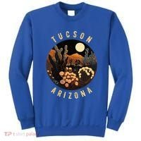 Tucson Arizona Desert At Night Painting Gift Sweatshirt thumb 0