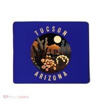 Tucson Arizona Desert At Night Painting Gift Mousepad thumb 0